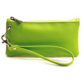 Destiny Leatherette Wristlet Wallet - Lime Green